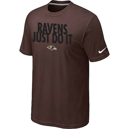 Nike Baltimore Ravens "Just Do It" NFL T-Shirt - Brown